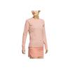 adidas Fitted Long Sleeve Crew Neck T-Shirt Women Tops Clay HY0900