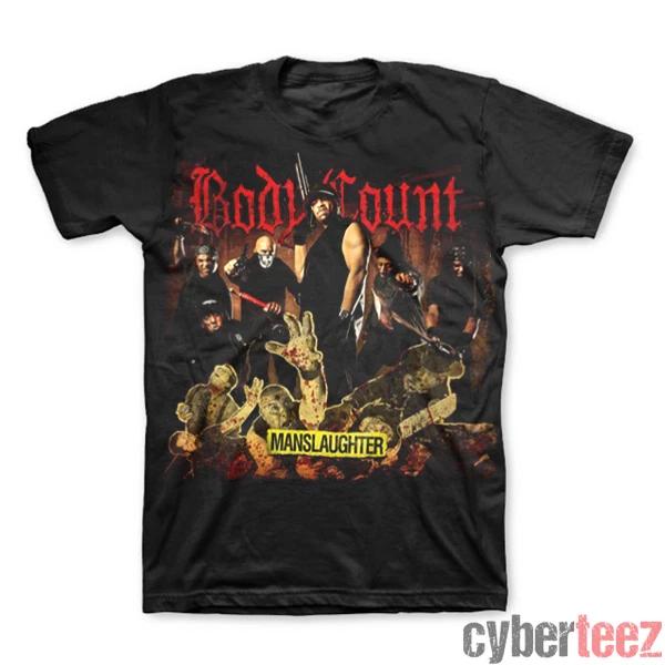 BODY COUNT T-Shirt Ice T Manslaughter Tour New NWA Compton S-3XL M