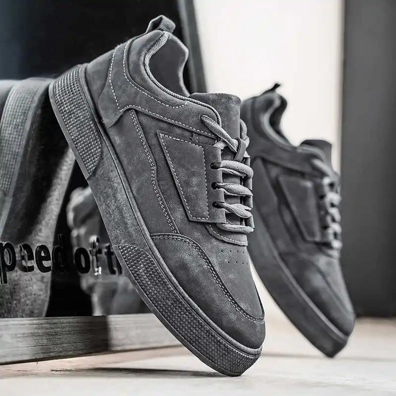 Fashion Round Toe Zimni Famous Brand Shoes Casual Skor Man Sneakers Offers Sports Training Deals Shuse Hospitality Top Sale