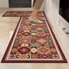 Kitchen Rug Absorbent Non-Slip Floor Mat Luxury Botanical Floral Carpet Diatom Mud Long Size Rugs Home Decor Alfombra De Cocina