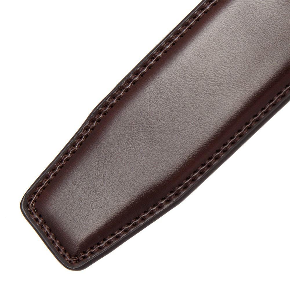 Without Buckle Replacement Genuine Leather Belt Non-porous Girdle Classic Waistband 3.5cm Waistband