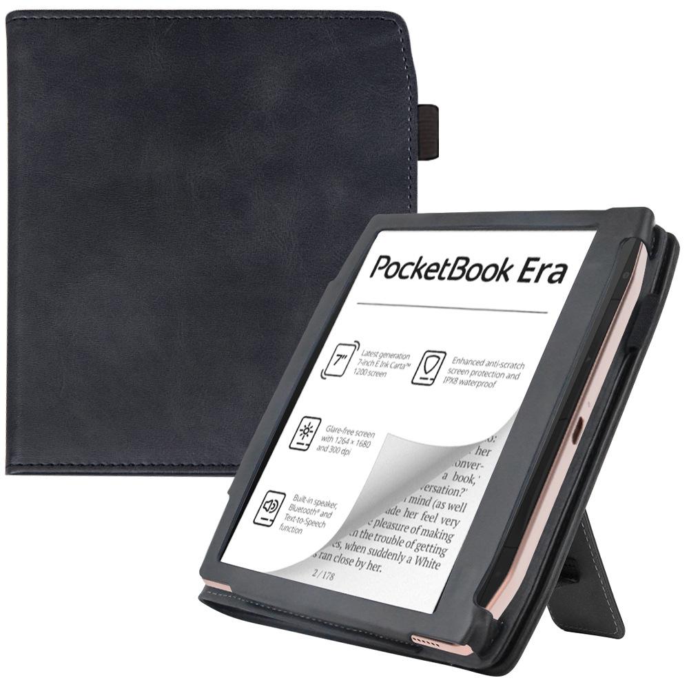 Business Funda For PocketBook Era Lite Color 7" eBook Case with Hand Strap PB700 PB700K3 Flip Stand Cover Auto Sleep/Wake