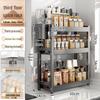 Countertop Kitchen Storage Rack for Spices and Sauces - Organize Oil, Salt, Vinegar, and Soy Sauce