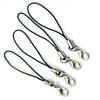 100 Pcs Black Cell Phone Lanyard Cords Strap Lariat Mobile Lobster Clasp