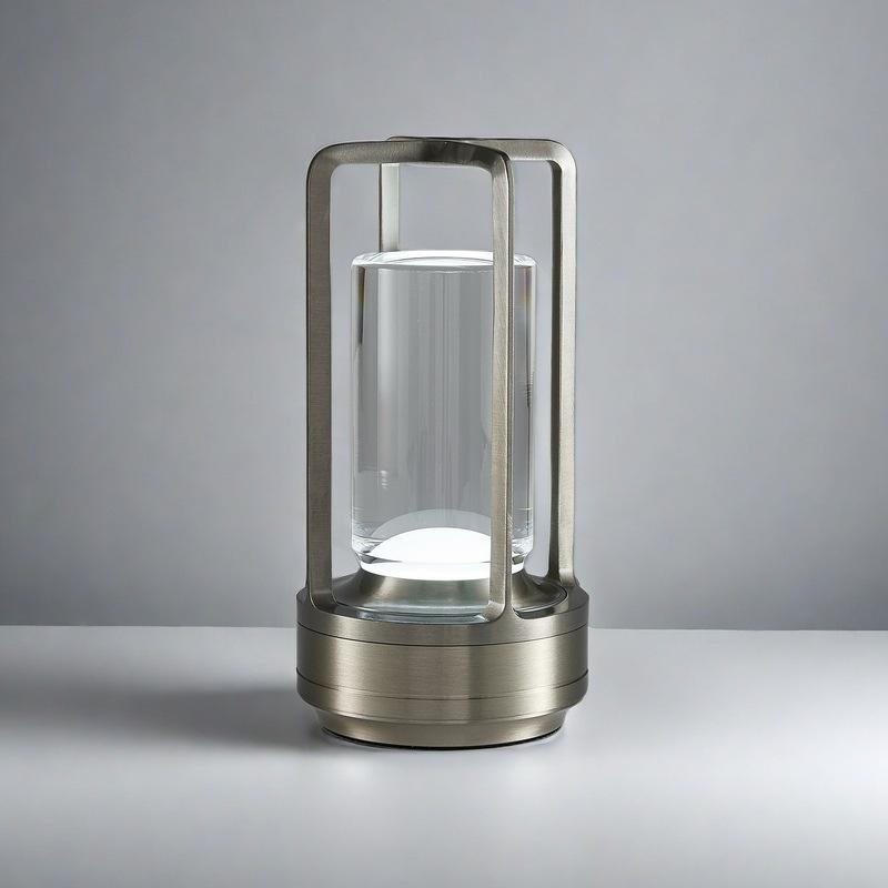 Rechargeable LED Desk Lamp: Portable Outdoor Camping and Bedroom Night Light with Eye Protection