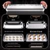 NHZHIW 430 Stainless Steel Perforated Steaming Tray