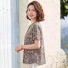 Haoyi Summer Retro Floral Chinese Style Women's Top