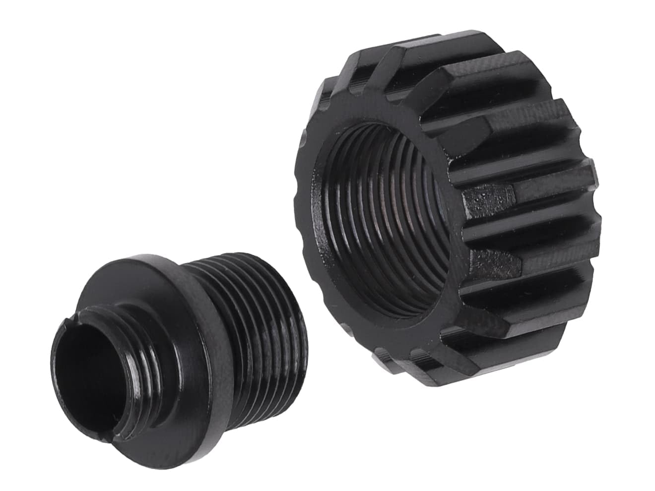 

COWCOW TECHNOLOGY A02 Silencer Adapter (11mm Clockwise Thread to 14mm Counterclockwise Thread) Black