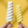 6 Cavity Carambola Silicone Ice Cream Mold with Lid DIY Ice Lolly Mold Popsicle Ice Mould