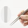 Precisions Jewelry Stainless Steel Tweezers for Gems High Precisions Tweezers Stainless Steel Bending Tip Needle Tweezer