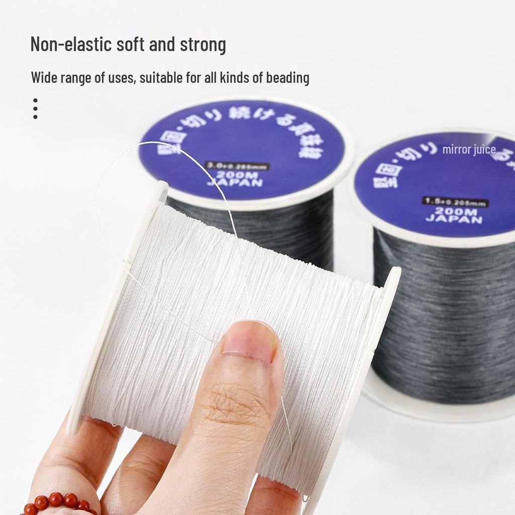 Japońska nić perłowa: Odporny na zużycie sznurek jubilerski do ręcznie tkanych naszyjników i bransoletek