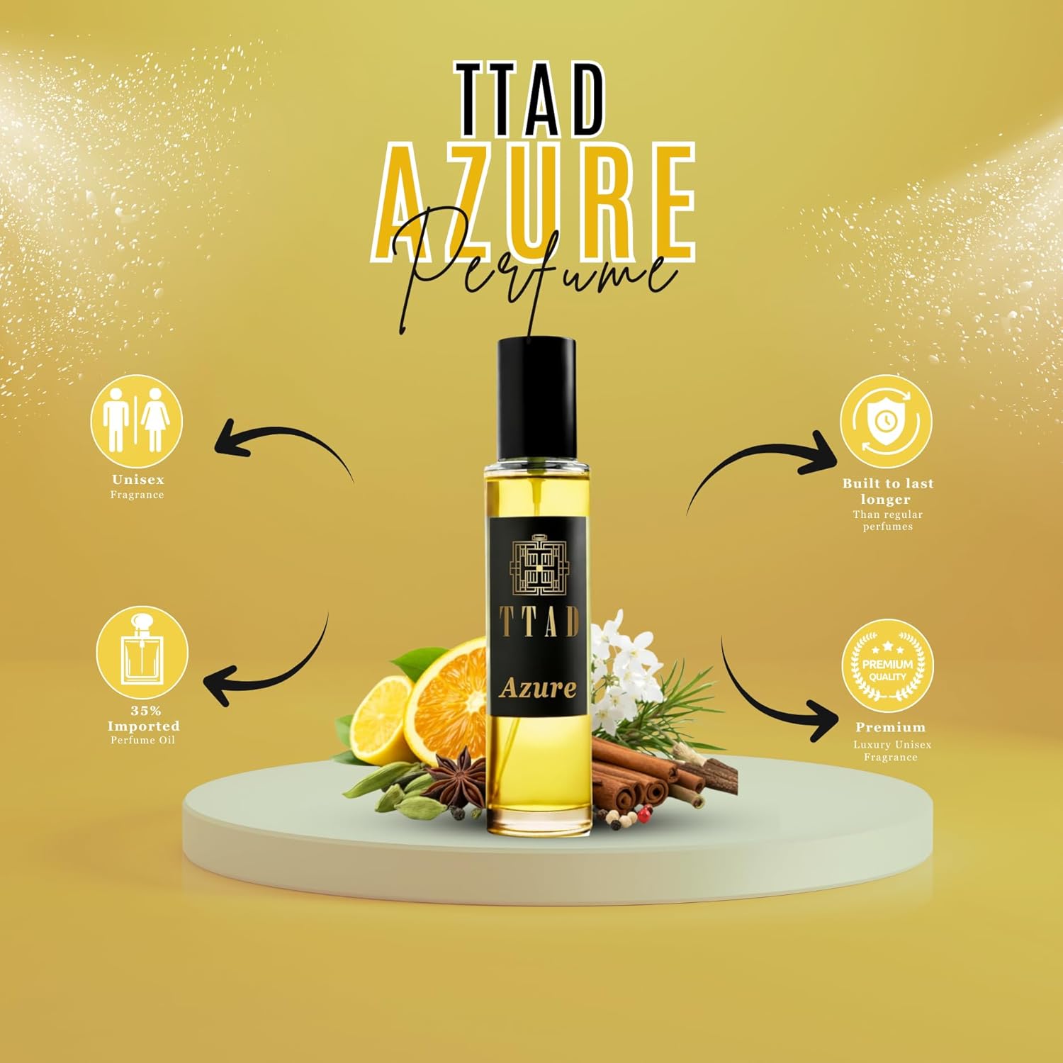 TTAD Azure Роскошный парфюм для мужчин и женщин 30 мл | 30 ml