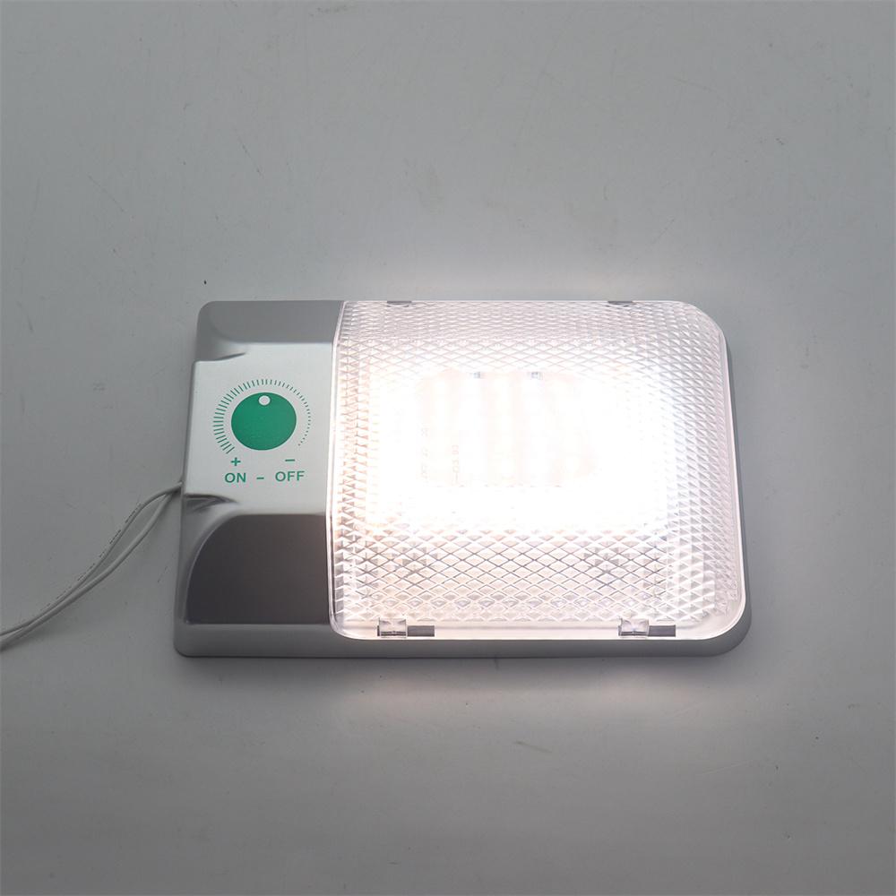 1x Interior LED Reading Light Infinite Touch Dimmable 6000 White For 12V RV Boat