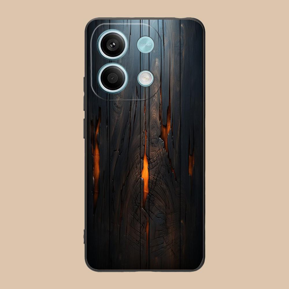 Wood Texture Mobile Cell Phone Case for POCO F7 F6 F5 F4 F3 F2 Pro GT C75 C71 C65 C61 C40 Pro Ultra Colorful Printing Cover