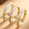 Enamel Chinese Cloisonne Bracelet Traditional Chinese Floral Filigree Flower Bangle Vintage Double Bangle Women's Hand Bracelet