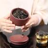 Yixing Zisha Small Cylinder Tea Caddy: Moisture-Proof Seal Jar for Pu-erh Tea Storage