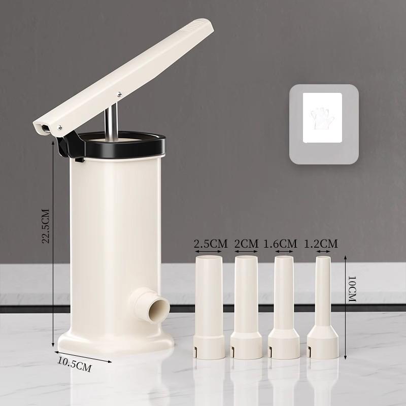 

Домашня ковбасна машина з набивною трубою Ручна Швидка Начинка для м яса Наповнювальна машина Велика місткість Надміцна Кухонне приладдя