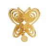 1 Pair Stud Earrings Hollow Spiral Butterfly Design Drop Earrings Lightweight Stable Non-Slip Earrings Jewelry