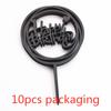 10 Pcs Rose Gold Happy Birthday Cake Topper Silver black Simple Design Acrylic Cake Toppers Baby Shower Party Dessert Decoration