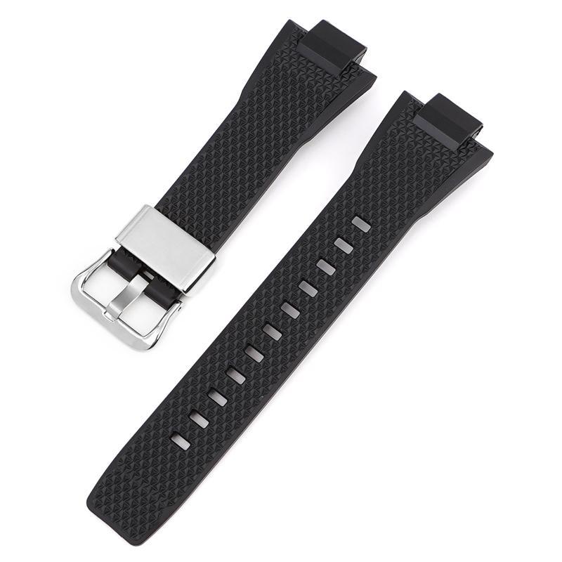 Watch Accessories For Casio G-SHOCK GST-B400 Series Resin Strap Men's Sports Waterproof Rubber Replacement Watchband Bracelet