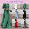 Elegant White V Neck Backless Maxi Dress With Flutter Short Sleeves For Women