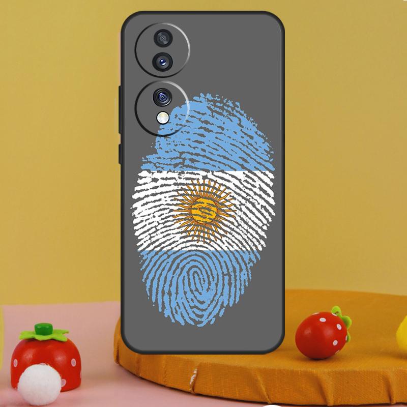 Argentina Flag Case For Honor 200 Pro X9a X9c X8a X7a X6a X7 X8 X9 X8b X9b 50 70 90 Magic 5 6 Lite Cover