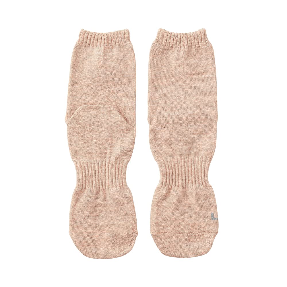 Gunze WASHIITO Washi 3D Ponožky s oddělenými prsty Crew Set of Honey cm, Příze, Design, Pletené, Délka, 2, Béžová, 23.0-25.0