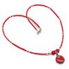 Red Coral Bohemian Necklace Cabochon Tibetan Nepali Beaded Jewelry 18" NA 761