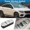 Fensterheberschalter Nr. 1679057501 Fenstersteuerungsschalter für Mercedes-Benz GLE für Maybach GLS W167 Schwarz Silberfarben