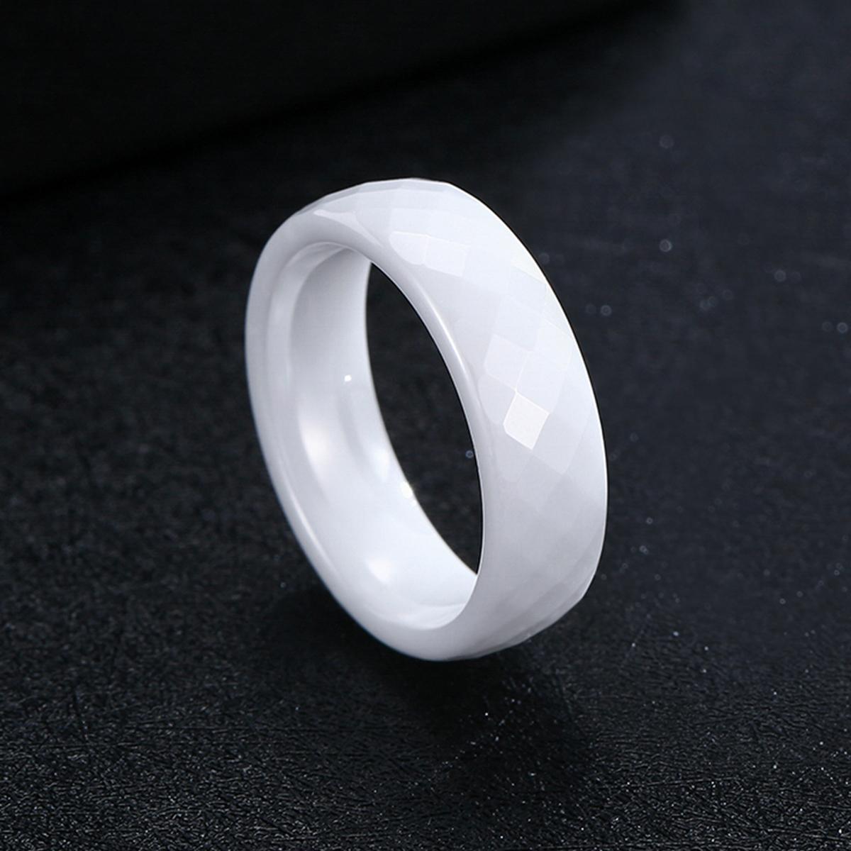 6 мм Керамическое обручальное кольцо для унисекс, Черно-бело-зелено-синее лавандовое кольцо для женщин и мужчин, Гипоаллергенное, Размер США 5-12 5
