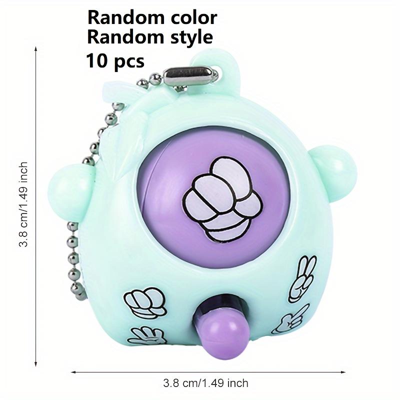 6 bucăți mini piatră-hârtie-foarfece breloc cu pandantiv jucării pentru copii favoruri pentru petrecerea de aniversare geantă cu bunătăți nuntă cadouri pentru baby shower