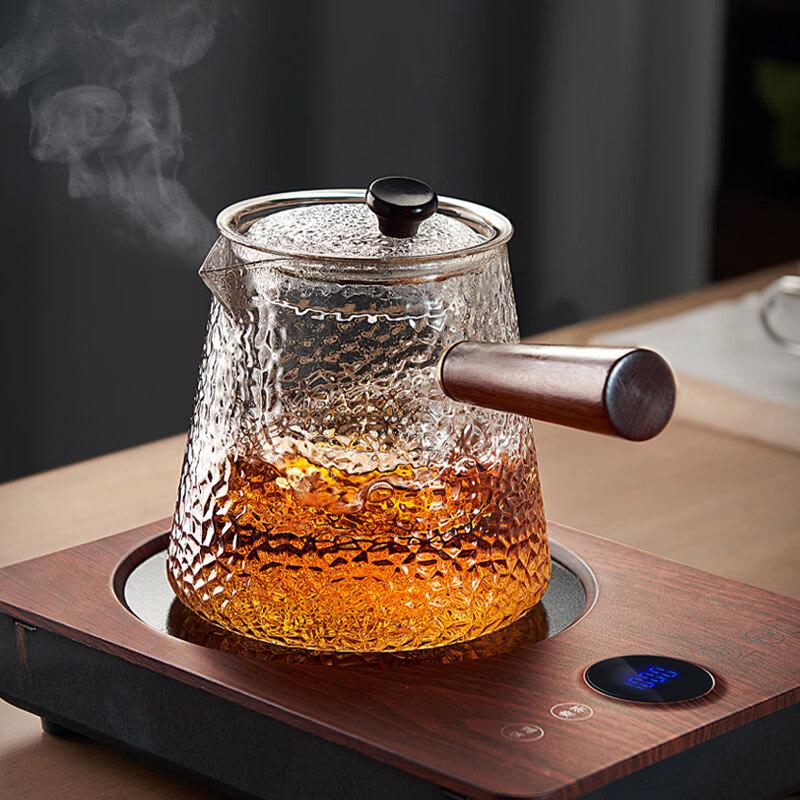 ZISIZ Side-Handle Glass Teapot