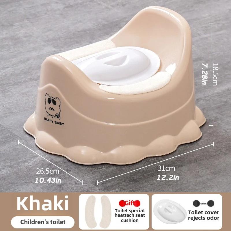 

Детский горшок для детей 1-6 лет, милое детское сиденье для унитаза, легко чистится, детский горшок, портативная табуретка, безопасное тренировочное сиденье для мальчиков и девочек, WC хаки