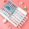 6 Pcs/pack Kawaii Cat Claw Pastel Color Highlighters Drawing Art Markers Fluorescent Pen Gift Stationery Cute School Supplies