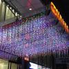 Oeny Blue LED Icicle String Lights