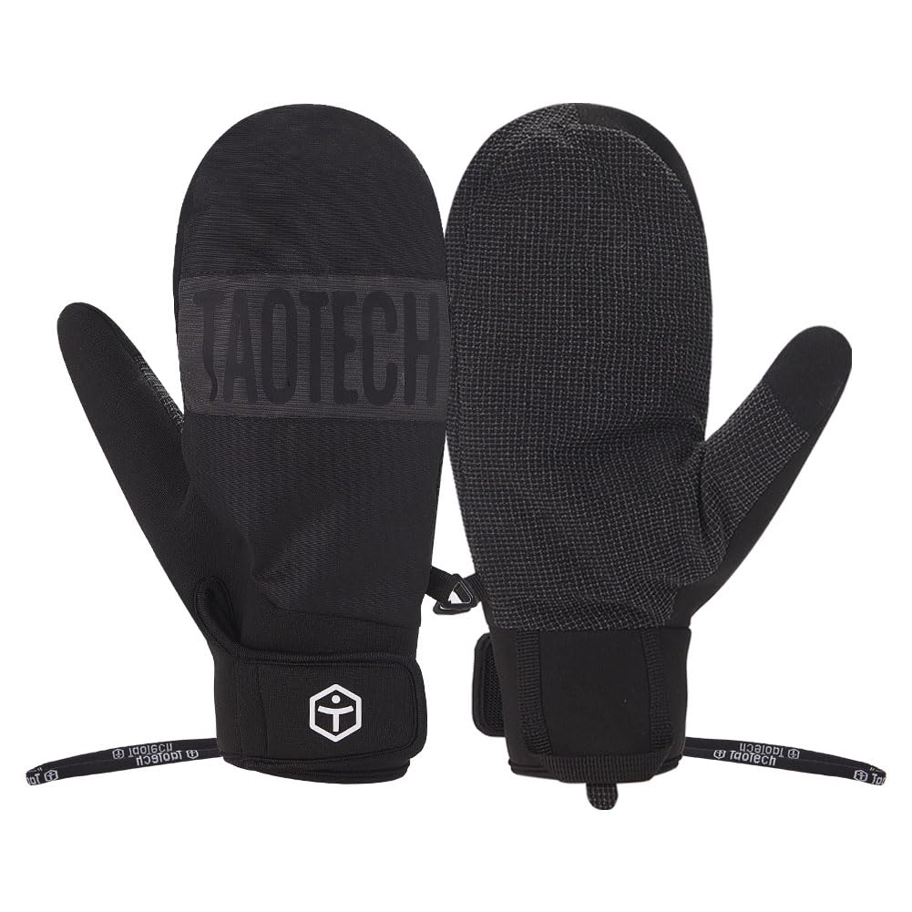 

Snowboard Gloves, Park Style, Men s and Women s, Ski Gloves, Waterproof, Neoprene (Black, Size XS)