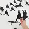 Crow Pattern Black Crow Pull Banner Black Crow Latte Art Halloween Raven Pull Flag  Haunted House