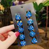Princess Crown Baby Clip Hairstyle Children's Pearl Rhinestone Bean Buckle Hairpin Children's Girl Disc Hair Small Buckle Grab