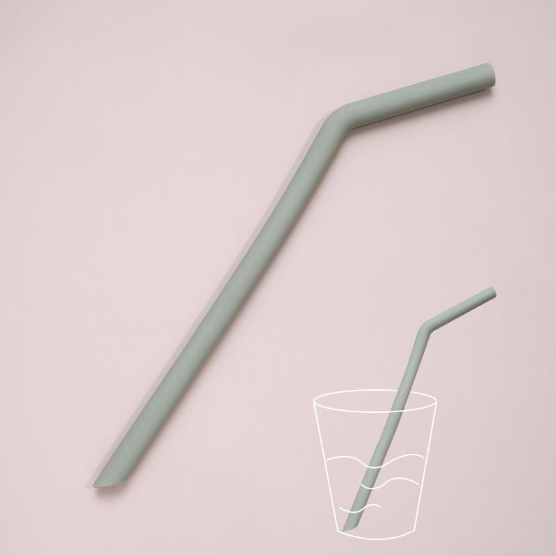 Baby Feeding Solid Color Reusable Silicone Straws Baby Food Grade Flexible Bent Straight Drinking Cup Straws Children Party Bar
