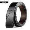 Men's Leather Alloy Automatic Buckle Belt - Business & Casual Cowhide Pants Belt
