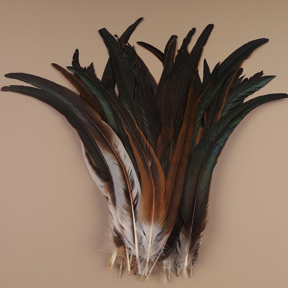 Rooster Feathers 35-40cm 40-45cm Handicraft Crafts DIY Natural Feather Handwork Party Plume Carnival Decoration
