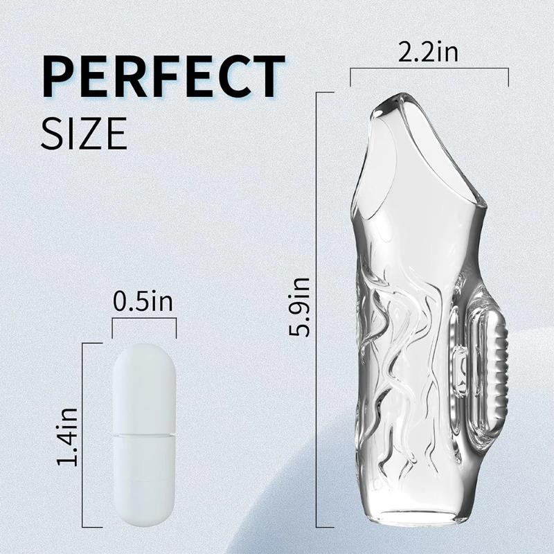 Silicone Vibrating Cock Ring for Men – Intense Penis Vibrator for Stronger, Longer-Lasting Erections (Adult Sex Toy)
