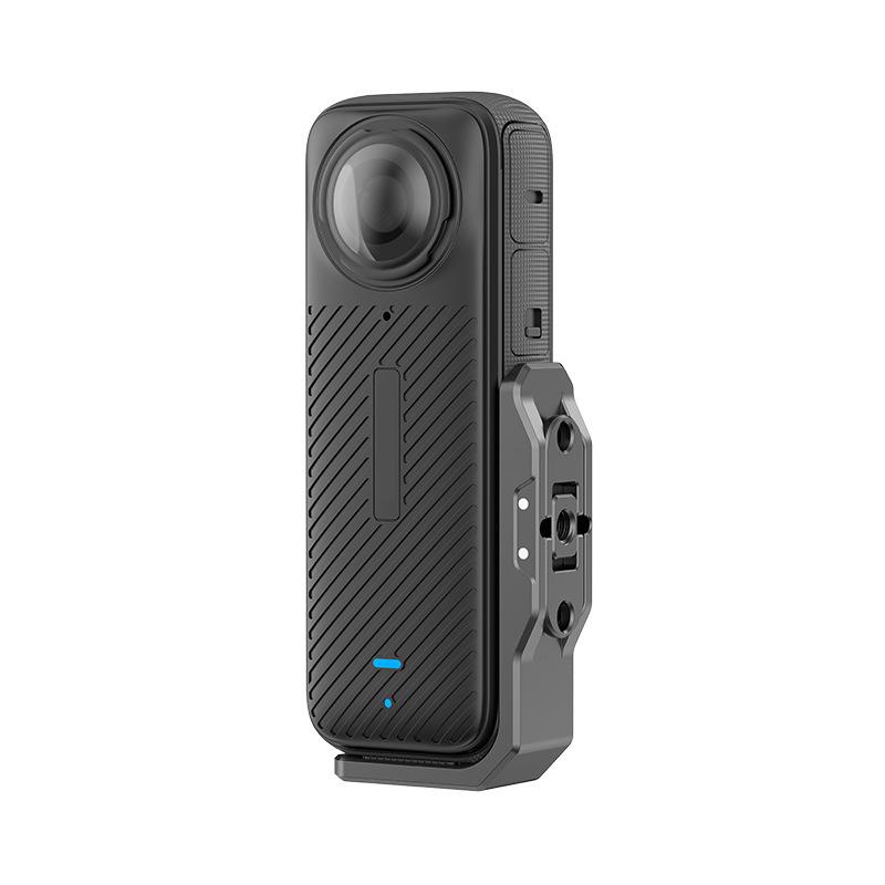 8PULUZ Quick Release Mount for Insta360 X4/X3, Vertical/Horizontal Shooting, Magnetic Extension for Sports Cameras
