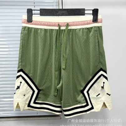 New 2026 summer loose and quick-drying men's AJ basketball shorts printed trendy sports casual pants source wholesale