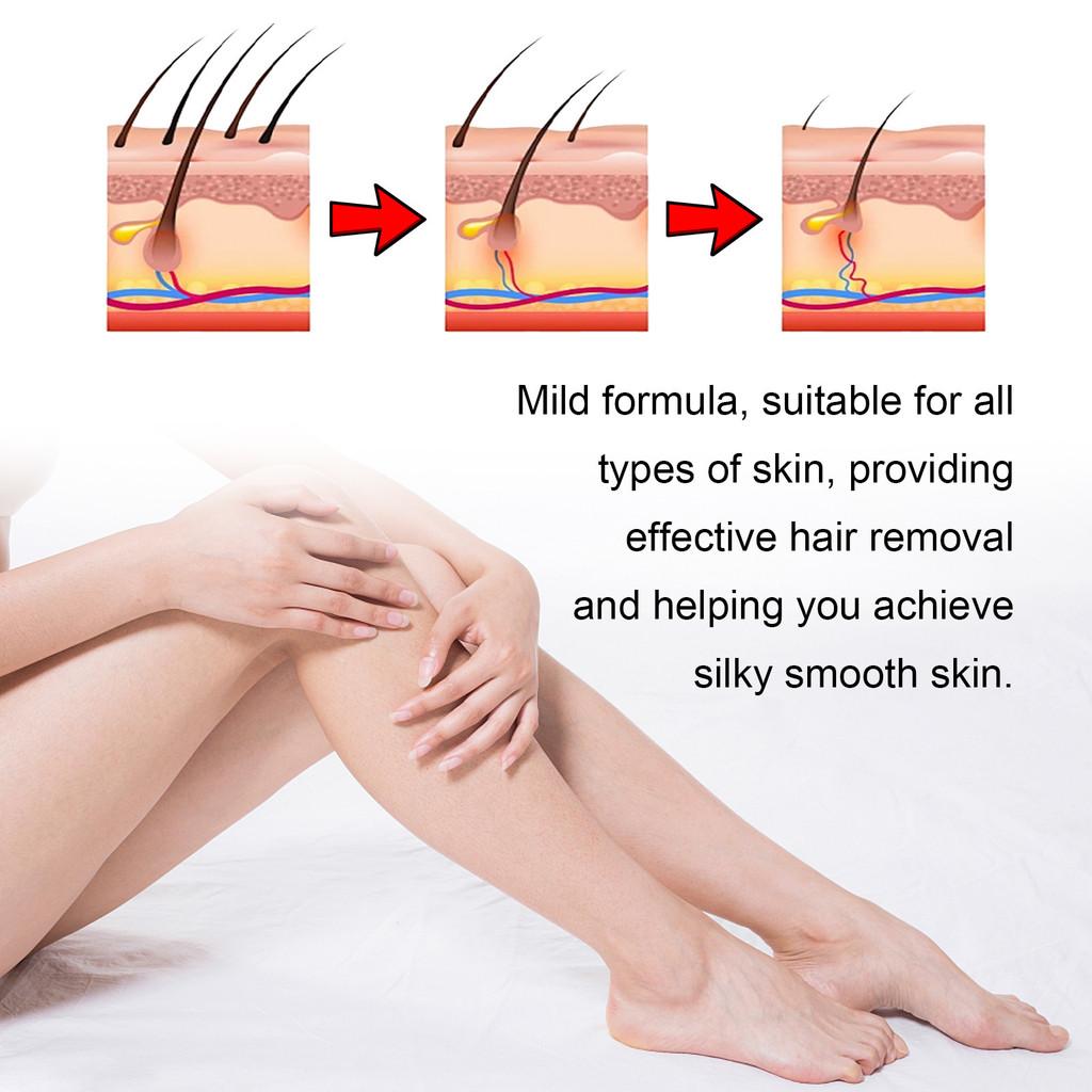 Eelhoe Gentle Hair Removal Wax Strips For Arms Underarms And Legs With Soothing Wipes