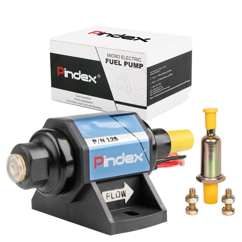 Universele 12V 35 GPH 4-7 PSI Micro Elektronische Brandstofpompen Externe Oliepomp Geschikt voor 4, 6 & 8 Cilinder Carburateur