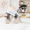 Süße ärmellose Hundekleidung Sommer Welpen T-Shirts mit D-Ring Atmungsaktives weiches Haustierkostüm für kleine mittlere Hunde Katzen