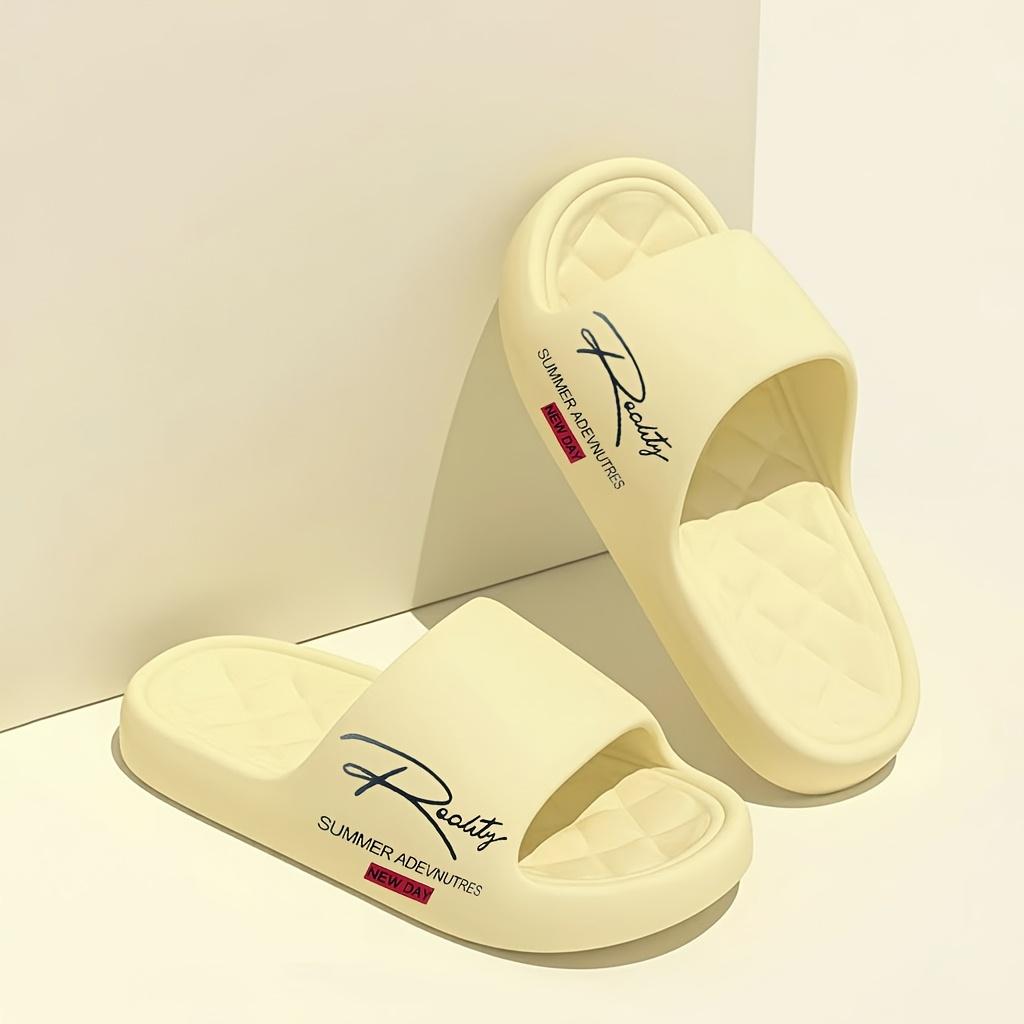 Women'S Lightweight EVA Slip-On Shoes Non-Slip, Comfortable Beach Slippers for All-Season Indoor And Outdoor Use