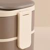 Bento Boxes Double Layer Student Food Storage Container Keep Warm Sealing Boxes 304 Stainless Steel Lunch Box for Office