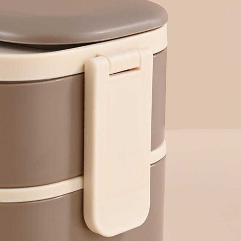 Bento Boxes Double Layer Student Food Storage Container Keep Warm Sealing Boxes 304 Stainless Steel Lunch Box for Office